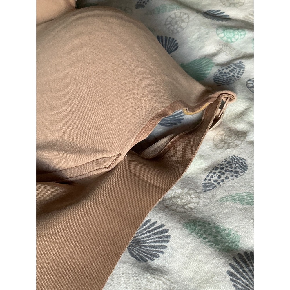 Warners No Side Effects Wireless Bra Womens 34C Tan Good Side Smoothing 01056 - Picture 9 of 13